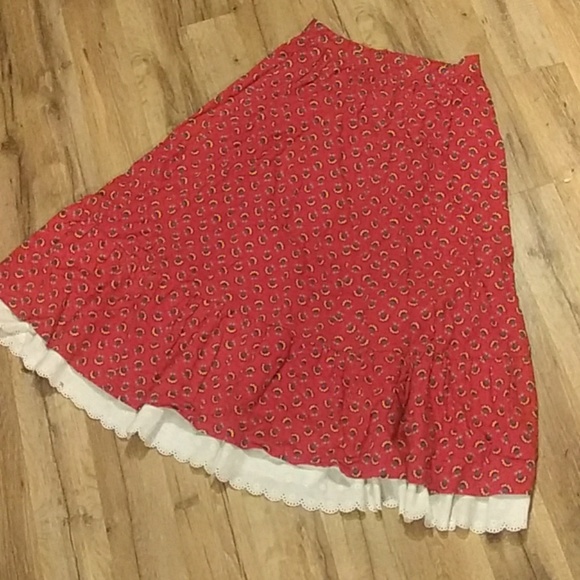peddlers 2 Dresses & Skirts - Vintage Gypsy Peasant Boho Style Skirt Size 9